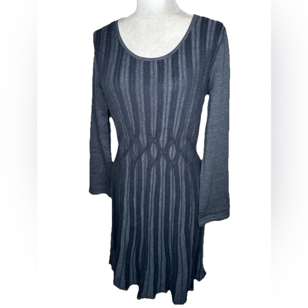 Style & Co Gray Long Sleeve Sheath size L .NWT